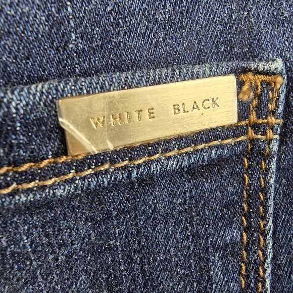 WHBM Sequin Lace Jeans The Slim Size 12S NWT - Picture 14 of 16